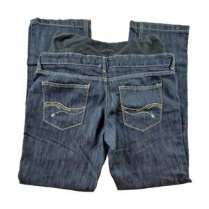 Planet Motherhood Maternity Jeans Womens Size 34 Waist Straight Dark Wash Denim